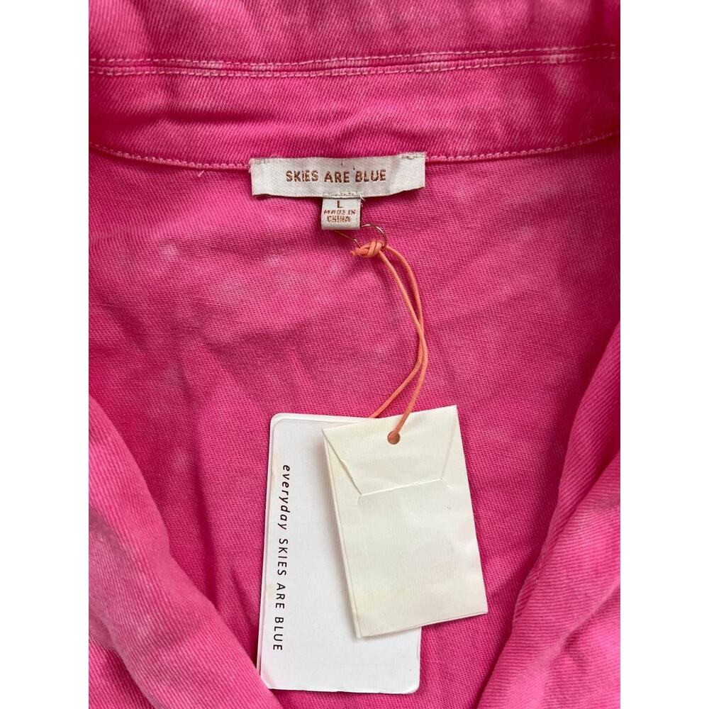 Skies are blue Women Pink jumpsuit Short Sleeve Large A000948 - Picture 4 of 8